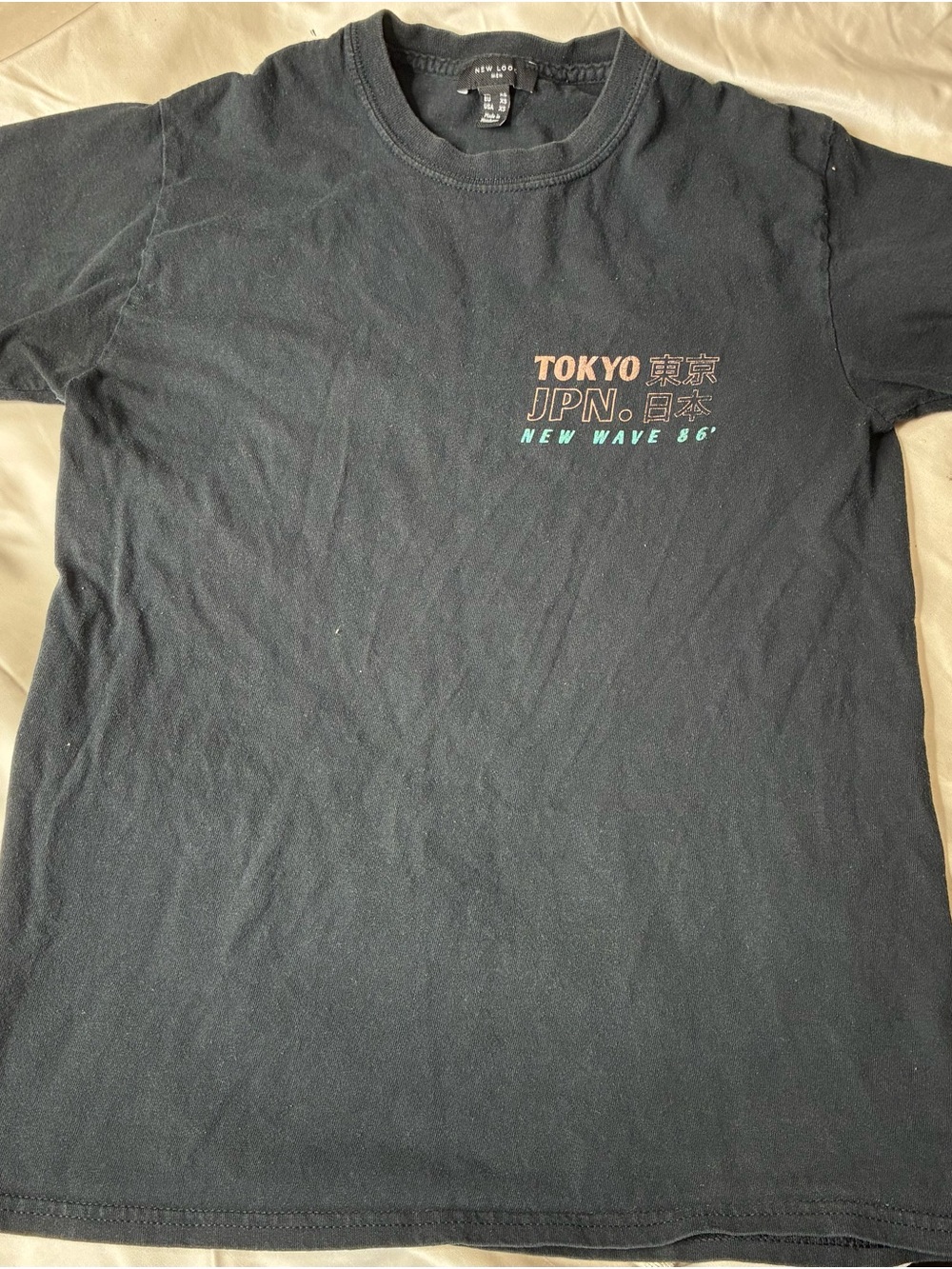 New Look Black Graphic 'Tokyo JPN New Wave 86' Tee